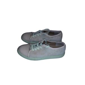 Maria Flats Shoes 8 Woman Beige Casual Lace Up Sho